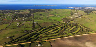 Aerial view of Port Lincoln Golf Course